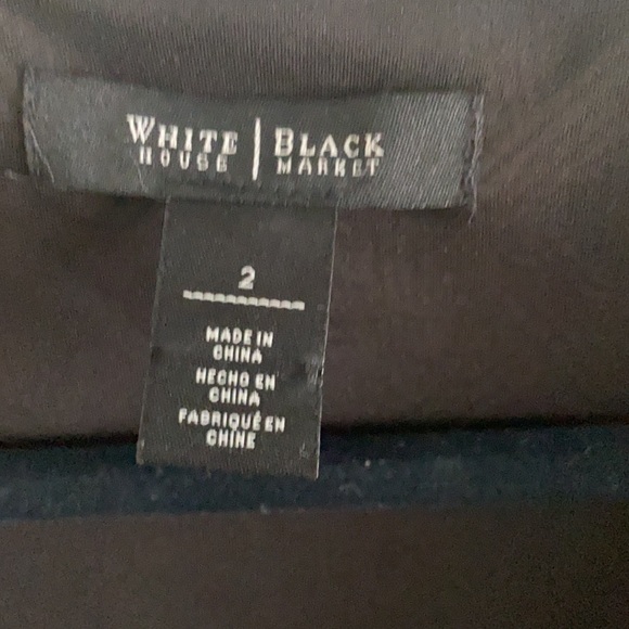 White House Black Market Faux Wrap Midi Dress (Size 2) - Picture 3 of 4